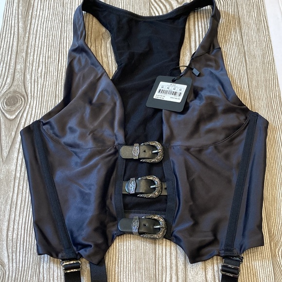 Honey Birdette Max Suspender Bustier Cami Bra Top - Picture 8 of 16